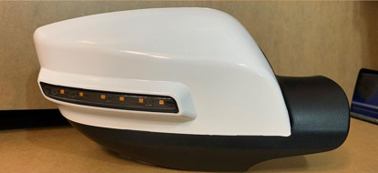 تصویر از آینه ساینا و کوئیک راهنمادار فلاپ سفید کاوج L