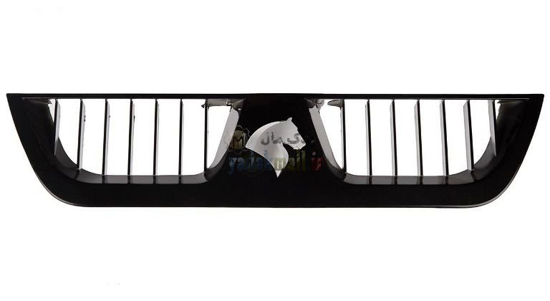 تصویر از جلو پنجره سمند LX مشکی