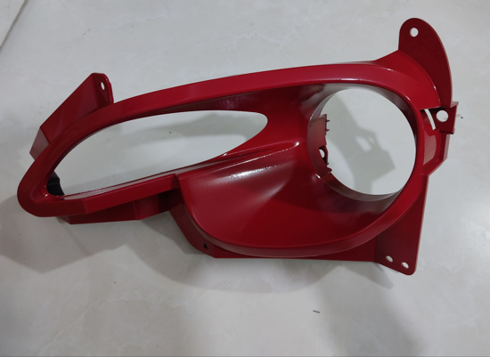 تصویر از قاب مه شکن جلو کوئیک قرمز سام صنعت راست