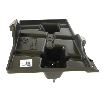 تصویر از زیر باطری پراید پلاستیکی