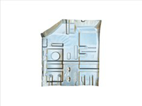 تصویر از کف پایینی جلو پراید راست