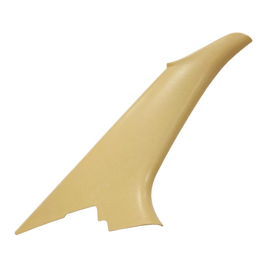 تصویر از قاب روکش بالای ستون عقب سمند بژ روشن فرنام راست